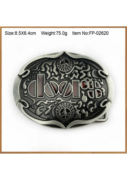 FP-02620 Stili Toka Kulübü Çinko Alaşımı Retro Judas Prıest Müzik Kemer Tokası Fp 4 cm Genişlik Kemer Için El Yapımı Değer Hediye (Yurt Dışından)
