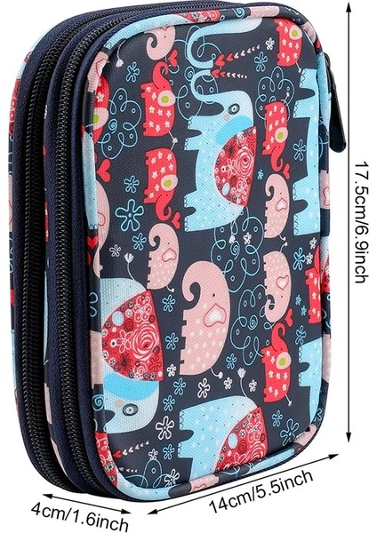 Bir Stil 17*14 cm Örgü Alet Depolama Boş Çanta Organizatör Naylon 600DOXFORD Örgü Tığ Aletleri Kılıf Kancalar ve Aksesuarlar Olmadan (Yurt Dışından) modelleri