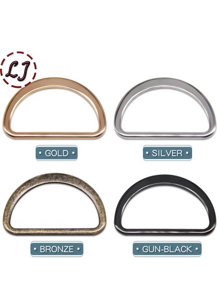 Altın 704 Tarzı 30 mm Lot Gümüş Siyah Bronz Altın D Tipi Halka Bağlantı Alaşımlı Metal Ayakkabı Çantaları Tokalar Dıy Aksesuar (Yurt Dışından) fırsatları