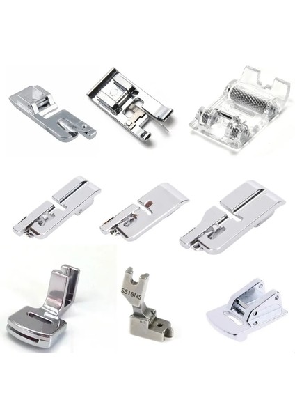 Siyah Stil 1 Adet Sıcak Satış Yerli Dikiş Makinesi Ayak Baskı Haddelenmiş Hem Ayaklar Brother Singer Dikiş Aksesuarları Için Set (Yurt Dışından) modelleri