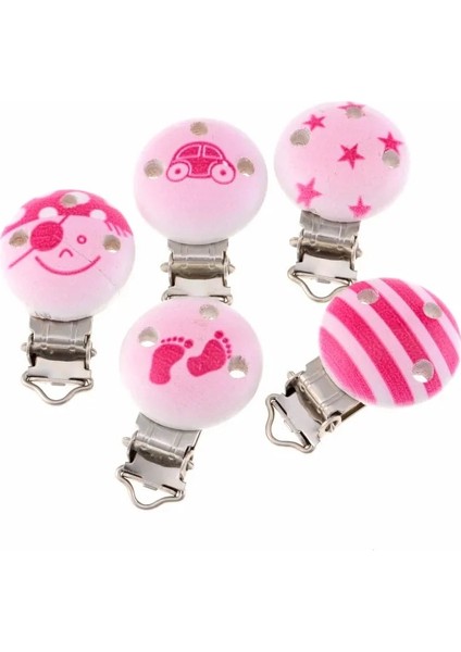 No.8 Stili 5 Adet Dıy Aksesuarları Emzik Klipsi Çeşitli Şeker Renkli Klip Bebek Emzik Zinciri Aksesuarları Ahşap Klip (Yurt Dışından) indirimleri