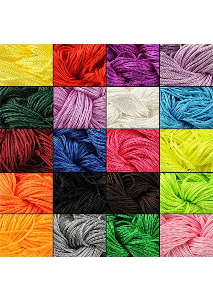 Safir Mavisi Tarzı Yards 1mm Naylon Kordon Ipliği Çin Düğüm Makrome Kordon Bilezik Örgülü Dize Dıy Püsküller Boncuk Shamballa Halat (Yurt Dışından)