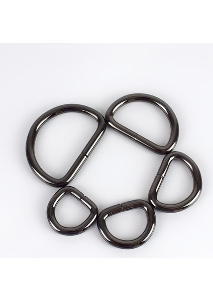 Siyah Stil 32 mm Meetee mm Metal D Halka Tokaları Sırt Çantası Dokuma Toka Çanta Askı Kancaları Konfeksiyon Kemer Tokaları Dıy Leathercraft Aksesuarı (Yurt Dışından)