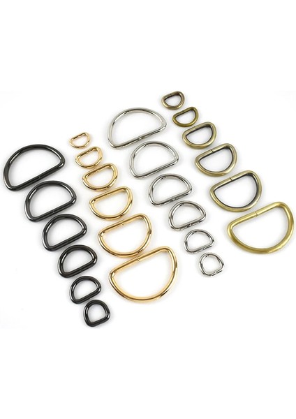 Siyah Stil 32 mm Meetee mm Metal D Halka Tokaları Sırt Çantası Dokuma Toka Çanta Askı Kancaları Konfeksiyon Kemer Tokaları Dıy Leathercraft Aksesuarı (Yurt Dışından) indirimleri