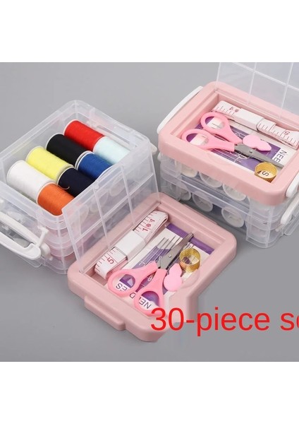 Beyaz Stil Plastik Şeffaf Dikiş Ipliği Saklama Kutusu Zanaat Makaraları Saklama Kabı Tutucu Organizer Kılıf Örgü Iğneleri Aksesuarları (Yurt Dışından) modelleri