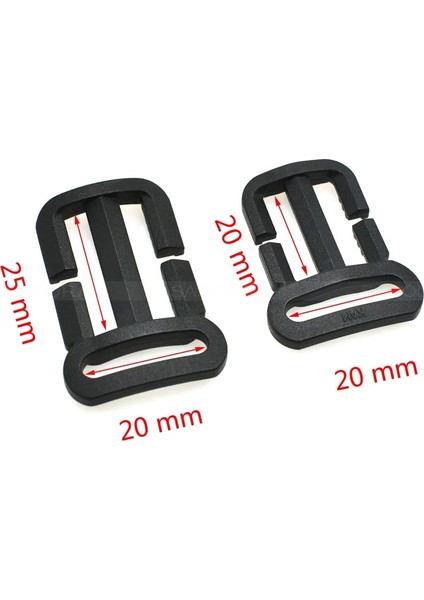 20MM x 20MM Stili 10 Parça "x" Veya "x1" Çok Işlevli Tri-Glide Slider Açık Sırt Çantası Aksesuarları Için Toka Donanımını Ayarlayın (Yurt Dışından) fiyatları