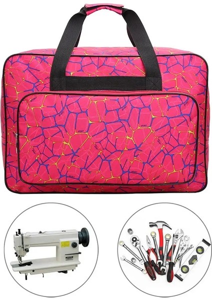 Bir Stil Büyük Kapasiteli Dikiş Makinesi Çantası Seyahat Taşınabilir Saklama Çantası Dikiş Makinesi Çantaları Çok Fonksiyonlu Dikiş Aletleri El Çantaları Yeni (Yurt Dışından) indirimleri