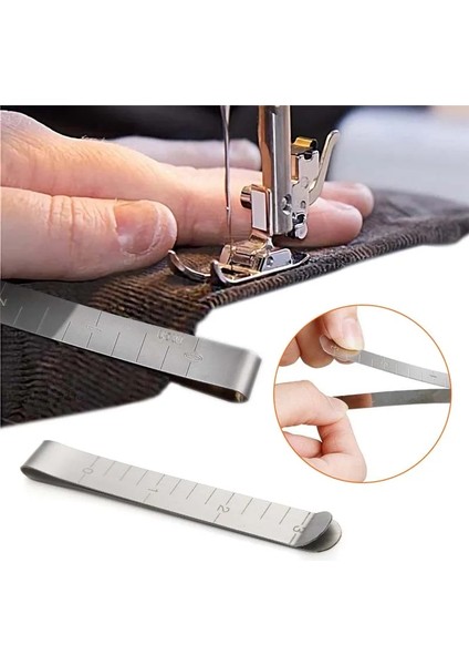 1 Adet Paslanmaz Çelik Dikiş Klipleri Hemming Klipler Işaretleme Dikiş Aksesuarları Ölçüm Kapitone Cetvel Malzemeleri 11.5 cm (Yurt Dışından) fırsatları