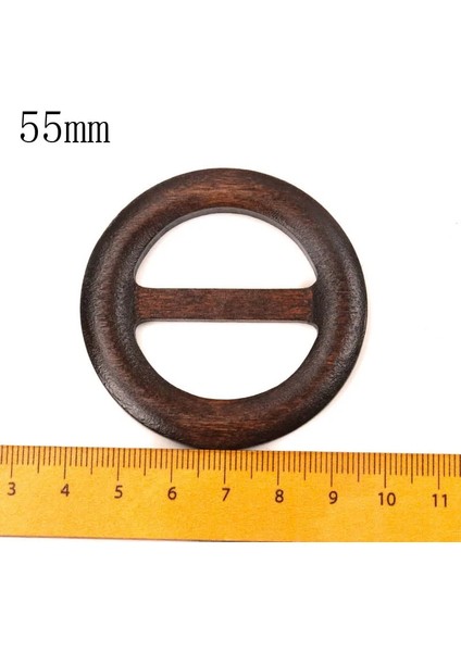 2. 55MM Tarzı Mix Boyutu Yuvarlak Şekil Garnitür El Yapımı Ahşap El Sanatları Kemer Tokası Yüzük Ahşap Giysi Aksesuarları Dikiş Çocuk Dıy Pc (Yurt Dışından)