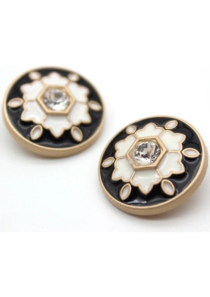 No.1 Tarzı 25 mm Lkeran Yeni 5 Adet Çoklu Stiller High-End Metal Düğmeler Çift Kakma Inci Dikiş Düğmesi Giyim Için Ceket Yün Düğmeler (Yurt Dışından)