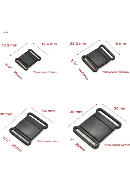 Dokuma Boyutu 20MM Tarzı 10 Parça Dokuma Kedi Yaka Paracord Dokuma Konfeksiyon Aksesuarları Siyah Plastik Emniyet Ayrılabilir Sütyen Tokaları (Yurt Dışından) modelleri