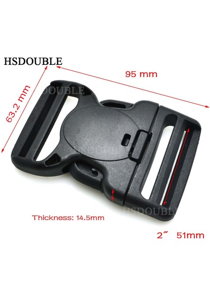 Dokuma Boyutu 32MM Tarzı 1 Parça Siyah Plastik Çift Ayarlanabilir ve Güvenlik Taktik Kemerler Için Çift Kilit Tokası Dokuma Açık Sırt Çantası Aksesuarları (Yurt Dışından) indirimleri