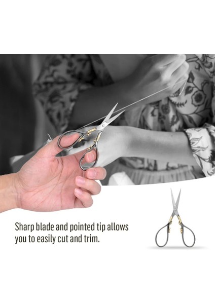 Bir Stil Paslanmaz Çelik Vintage Klasik Terzi Veya Dikiş Dikiş Veya Oya Nakış Ev Anız Dikiş Aracı (Yurt Dışından) fırsatları