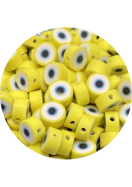 No.8 Stili Lot Göz Boncukları Oval Şekil Kil Spacer Boncuk Takı Yapımı Için Polimer Kil Boncuk Dıy El Yapımı Aksesuarlar (Yurt Dışından)