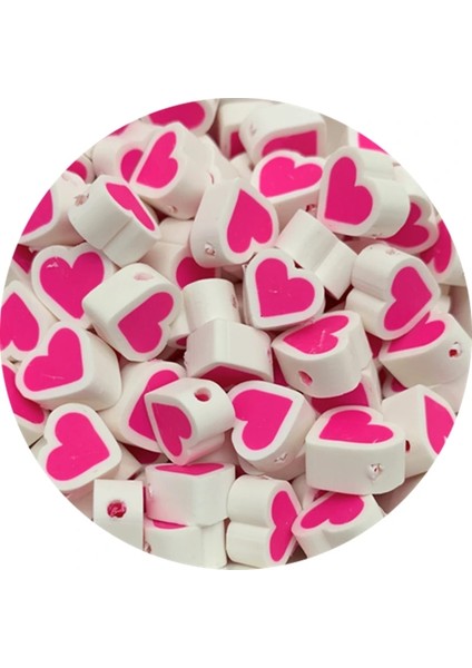 No.7 Tarzı Lot Ixed Renkler Aşk Şekli Kil Spacer Boncuk Takı Yapımı Için Polimer Kil Boncuk Dıy El Yapımı Aksesuarlar (Yurt Dışından)