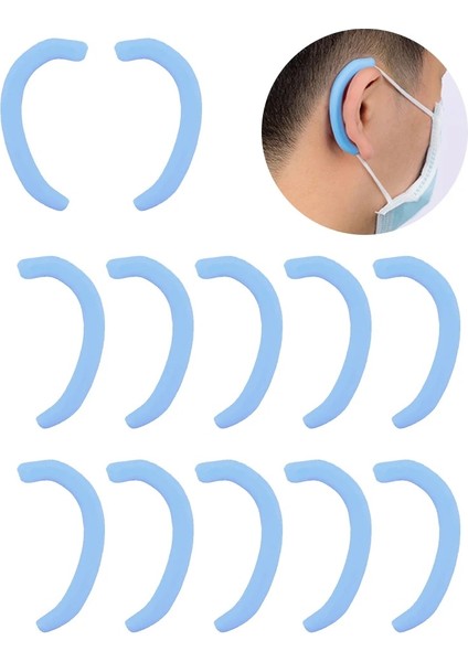 D Stili Elastik Yumuşak Silikon Maske Earmuffs Anti-Slip Anti-Pain Earloop Maske Için Rahat Kulak Koruma Kancası Görünmez Kulak (Yurt Dışından) fiyatları