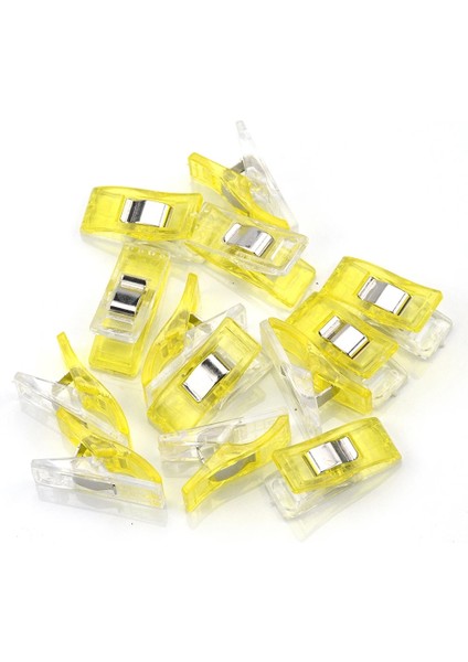 C 10 Adet Tarzı Çok Renkli Plastik Klipler Kumaş Kelepçeler Patchwork Dikiş El Sanatları Yorgan Dıy Ev El Yapımı Aksesuarlar Için Dikiş Araçları (Yurt Dışından) indirimleri