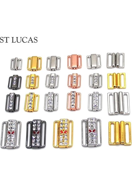 NO021 GÜL708 15MM Tarzı 2 Parça 2pcslot Gümüş Altın Dikdörtgen Bant Kapatma Kancası ve Toka Taklidi Sutyen Tokası Bel Uzatıcılar Giysi Üzerinde Dikiş Sutyen Klip Kanca (Yurt Dışından) fiyatları