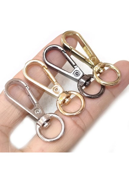 Açık Altın Tarzı 1 Adet Metal Kayış Tokaları Istakoz Toka Yaka Karabina Yaylı Kanca Dıy Anahtarlık Çanta Sırt Çantaları Sapanlar Parçası Aksesuarları Altın Siyah (Yurt Dışından) modelleri