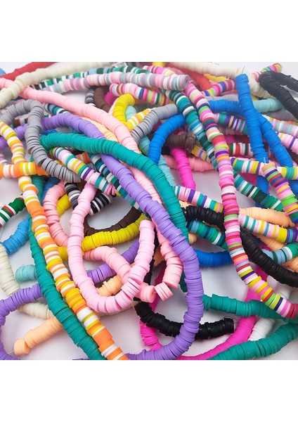 Renk 12 Tarzı 6mm Lot Düz Yuvarlak Polimer Kil Boncuk Disk Gevşek Spacer El Yapımı Boho Dilim Boncuk Dıy Takı Yapımı Için Bilezikler (Yurt Dışından) indirimleri