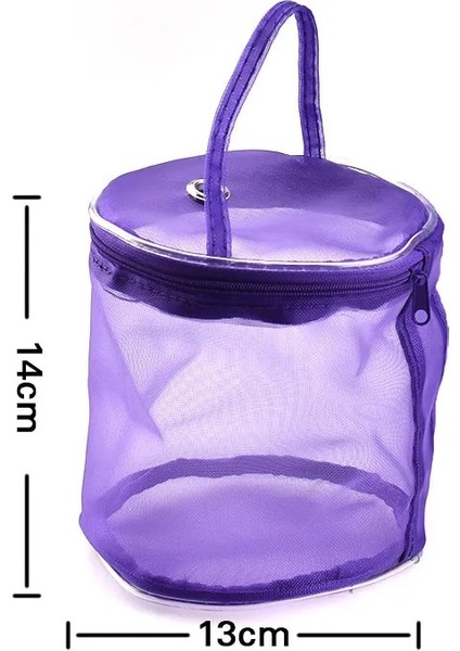 Küçük Bej Tarzı Koknıt Örgü Ipliği Yuvarlak Tığ Çanta Craft Naylon Iplik Durumda Organizatör Saklama Sepetleri Seyahat Dikiş Araçları Dikiş Aksesuarları (Yurt Dışından) fırsatları