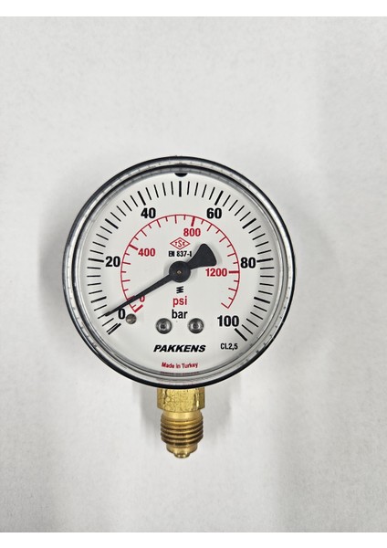 Çap 63 Alttan Kuru Manometre - Pakkens