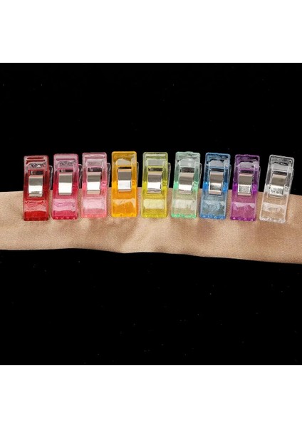 Yeşil Stil Yüksek Li Patchwork Dikiş Plastik Klip Kapitone Dıy Craft Örgü Klip Ev Bant Bias Maker Renkli Elbise Klipleri Dikiş Aracı (Yurt Dışından) indirimleri