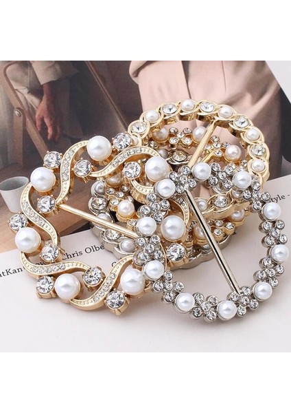 No.17 Stili Güzel Giysiler Atkılar Çantalar Etek Köşesi Alt Etek Düğümlü Inci Elmas Tokalar Düğmeler Sabit Ince Bel Gömlek Tişört Tokaları (Yurt Dışından) fiyatları