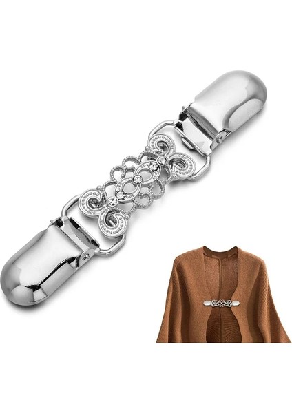 10 8x1.5cm Tarzı 1 Adet Hırka Yaka Klipler Tutucu Moda Kadın Elbiseler Şal Dekor Parlak Kristal Pelerin Pelerin Tokalar Bağlantı Elemanları Toka Broş Klip (Yurt Dışından)