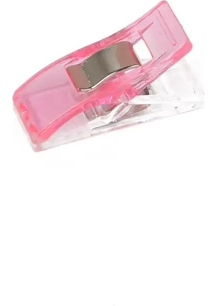 Beyaz Pembe Tarzı Çok Renkli Plastik Klipler Kumaş Kelepçeler Patchwork Dikiş El Sanatları Yorgan Dıy El Yapımı Aksesuarlar Için Örgü Dikiş Araçları (Yurt Dışından)