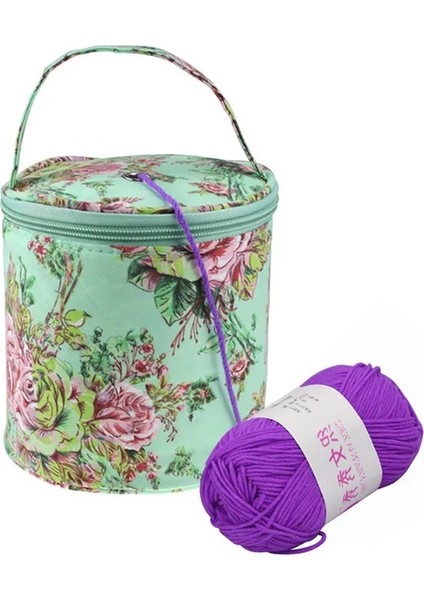 C Stili Ev Iplik Saklama Çantası Iplik Varil Çanta Iplik Tığ Çanta Örgü Oya Aracı (Yurt Dışından) fiyatları