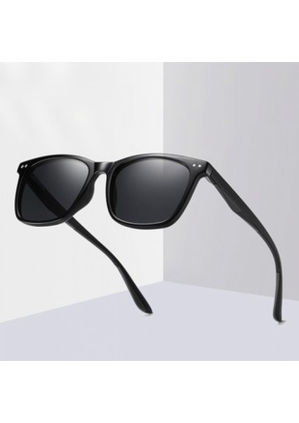 Unisex Polarize Güneş Gözlüğü Erkekler Için Vintage Güneş Gözlükleri (Yurt Dışından)