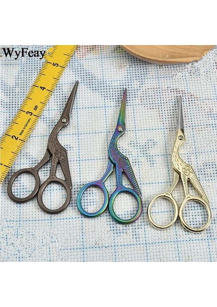 Çok Renkli Stil 4.5 "vinç Şekli Veya Çapraz Dikiş Retro Vintage Ors Dikiş Malzemeleri Nakış Dikiş Kuyruk El Sanatları Araçları (Yurt Dışından) modelleri