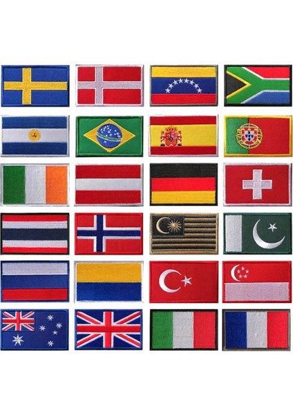 Deve Tarzı Avrupa Ülkeleri Bayrağı Yama Rozetleri Kanca Döngü Rusya Fransa Almanya Italya Kol Bandı 3D Ceket Sırt Çantası Çıkartmaları (Yurt Dışından) fiyatları