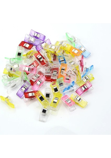 Mor Tarzı Iş Ayak Kılıfı Renkli Plastik Klipler Hemming Dikiş Araçları Dikiş Aksesuarları Dikiş Dıy El Sanatları Patchwork Dikiş Klipsi (Yurt Dışından) fırsatları