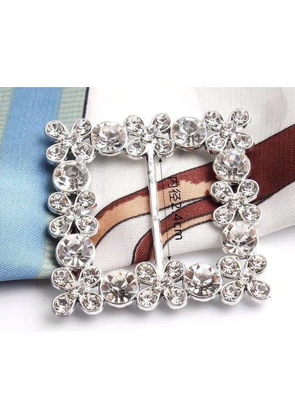 D-Gümüş Tarzı Yüksek Li Inci Taklidi Tokalar Kadın Gömlek Kazak Düğmesi Düğün Davetiyesi Kartı Dekorasyon Dıy Saç Aksesuarları (Yurt Dışından)