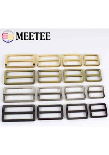 Pirinç Tarzı 12 mm mm Metal Tri-Glide Tokaları Ayarlayın Çanta Dokuma Kaydırıcı Kanca Askıları Toka Dıy Elbise Kemer Toka Yüzük Aksesuarları F (Yurt Dışından) fiyatları