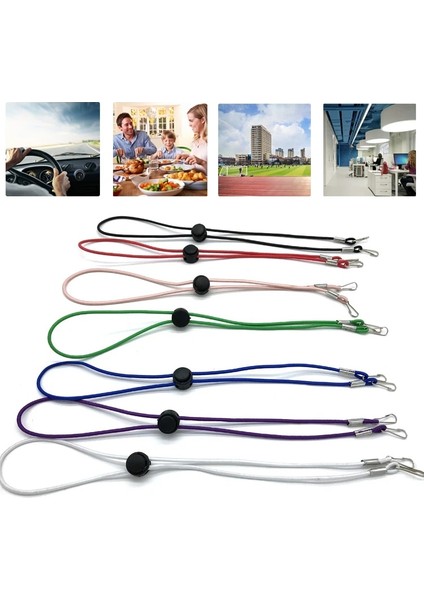 04 Yeşil Stil 60CM Ayarlanabilir Maske Ipi Yüz Maskesi Genişletici Kulak Koruyucular Maske Askı Tutucu Iki Kanca Kolye Gözlük Zinciri Kemer ile Asılı Halat (Yurt Dışından) modelleri