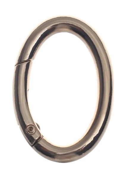 Bronz Tarzı 2.5cm 2 Adet Çinko Alaşımlı Kaplama Kapı Yaylı Oval Halka Tokalar Klipler Karabina Çantalar Çanta Oval Itme Tetik Yaylı Kancalar Karabinalar (Yurt Dışından)