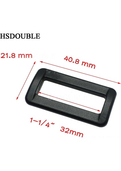 Dokuma Boyutu 32MM Tarzı 50 Parça Plastik Döngüler Looploc Dikdörtgen Yüzükler Sırt Çantaları Için Ayarlanabilir Tokalar Askılar (Yurt Dışından)