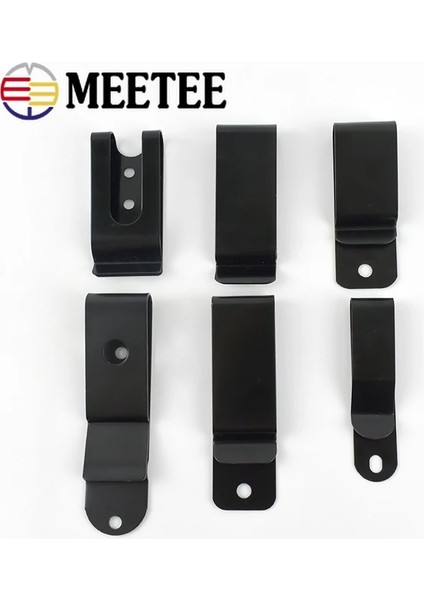 A-56X25MM Stili 5 Adet Meetee Black Metal Yaylı Tokalar Kemer Kılıf Kılıf Klip Toka Cep Cüzdan Için Anahtar Fahişe Dıy Bel Klipleri Vidalı (Yurt Dışından) modelleri