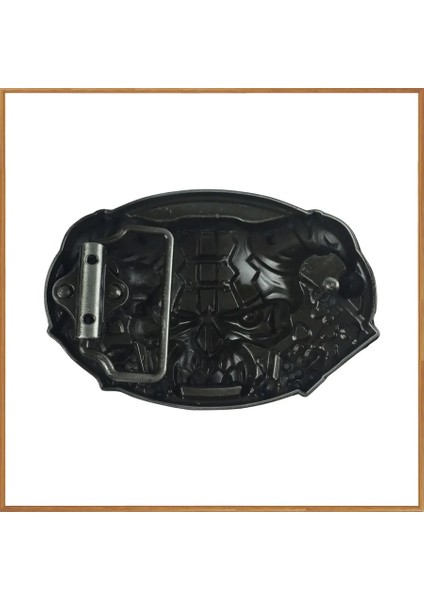 FP-03037-1 Stili Buckleclub Retro Çinko Alaşımı Koyun Kafası Kafatası Kovboy Kotu Hediye Kemer Tokası Fp Pewter Fınısh 4cm Genişlik Döngü (Yurt Dışından)