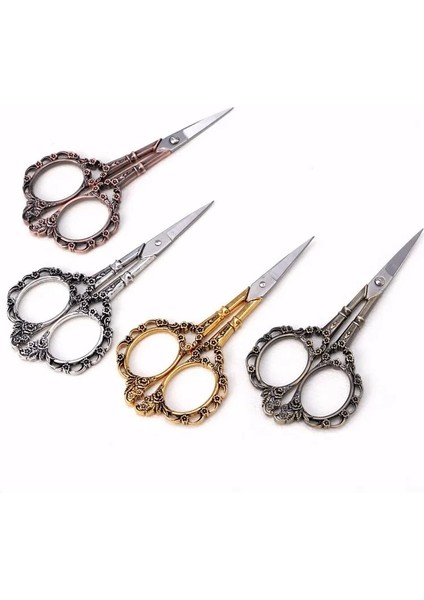 Bronz Tarzı Zakka Antika Ince Kumaş Dıy Veya Trim Kesme El Sanatları Dikiş Retro Ev Terzi Çapraz Dikiş Vintage Kesim (Yurt Dışından)