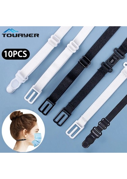 Siyah Nikel Tarzı Towayer Ayarlanabilir Maske Uzatma Maskesi Kayışı Kaymaz Kulak Ipi Salvaorejas Mascarillas Maske Tutucu Koruma Maskeleri (Yurt Dışından) fiyatları