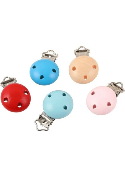 Siyah Stil 5 Adet Metal Ahşap Bebek Çocuk Emzik Klip Bebek Damla Önlemek Meme Tokaları Aksesuarları Dıy Dikiş Emzik Zinciri Sahipleri (Yurt Dışından) modelleri