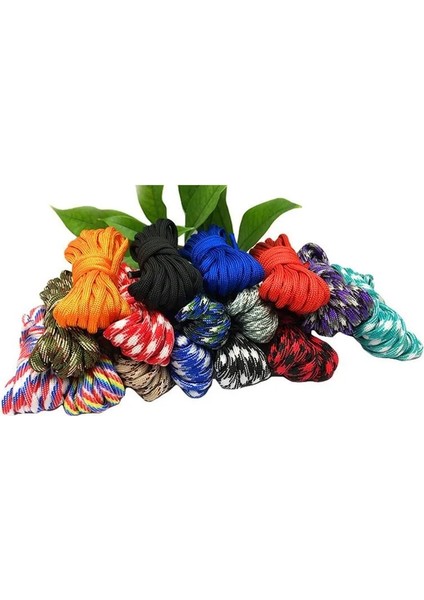 No.20 Tarzı 5yardslot 4mm Paraşüt Kordonu Ipi Halat Mil Spec Tip Bir Strand Tırmanma Kampı Hayatta Kalma Ekipmanları Paracord (Yurt Dışından) fırsatları