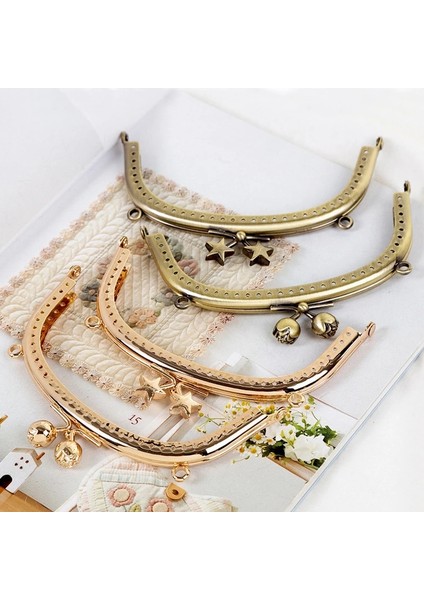 No.2 Tarzı 1 Adet Metal Alaşım Öpücük Toka Kilit Çerçevesi Değiştirme Için El Yapımı Bozuk Para Cüzdanı Metal Çerçeve Kolu Çanta Dıy Aksesuarları Için 12.5*5.5 cm (Yurt Dışından) fırsatları