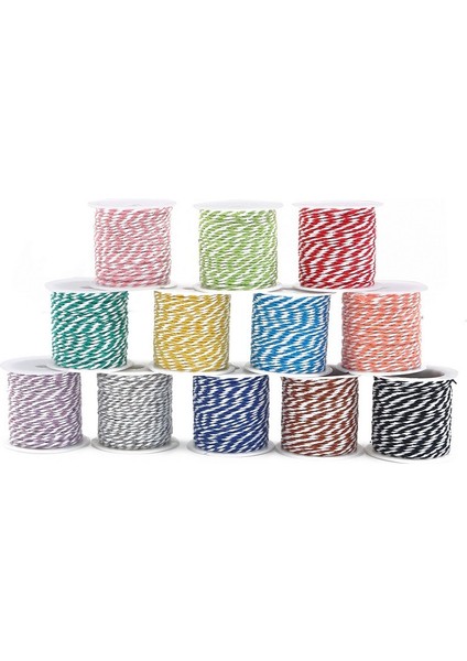 No.12 Tarzı Pamuk Kordonları Dikiş Ipliği Iki Renkli 10MROLL Dıy Düğün Dekor Tedarik El Yapımı Artisan Dize Halat Zanaat Bükülmüş Makrome Kordon (Yurt Dışından) modelleri