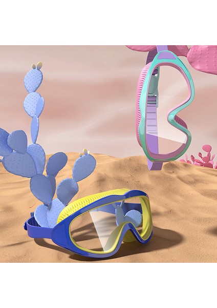 Çocuk Yüzme Gözlüğü, Buğu Önleyici ve Uv Korumalı Yüzme Maskesi (YJ9911) (Yurt Dışından)