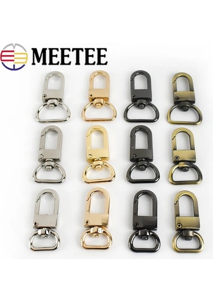 Pirinç Tarzı 13MM-20 Adet Adet mm D Kuyruk Metal Tokalar Çanta Dokuma Için Döner Tetik Toka Çanta Askı Kanca Askı Dıy Aksesuarları (Yurt Dışından)